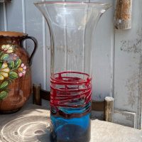 大型吹きガラス花瓶